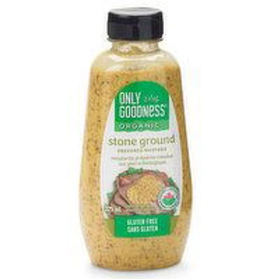 Only Goodness - Organic Stone Ground Prepared Mustard, 325 Millilitre