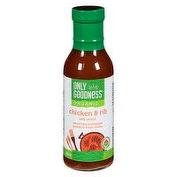 Only Goodness - Organic Chicken & Rib BBQ Sauce, 350 Millilitre