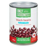 Only Goodness - Black Beans, No Salt Added, 540 Millilitre