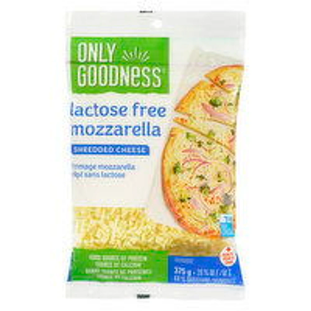 Only Goodness - Shredded Mozzarella, Lactose Free, 375 Gram