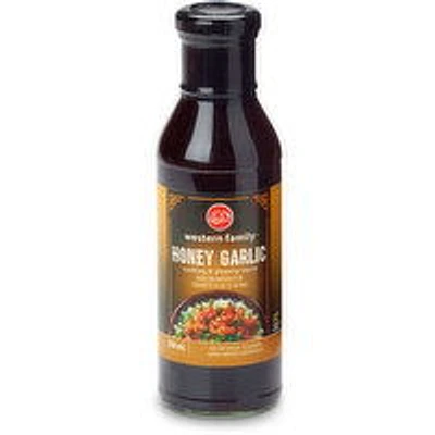 Western Family - Honey Garlic Cooking & Dipping Sauce, 350 Millilitre