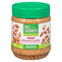 Only Goodness - Organic Crunchy Almond Butter, 340 Gram