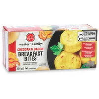 Western Family - Bacon Breakfast bites, 228 Gram
