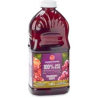 Western Family - Cranberry Grape 100% Juice Blend, 1.89 Litre