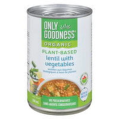 Only Goodness - Organic Plant-Based Lentil with Vegetables Soup, 398 Millilitre