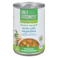 Only Goodness - Organic Plant-Based Lentil with Vegetables Soup, 398 Millilitre