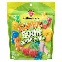 Western Family - Super Sour Gummy Mix Candy, 180 Gram