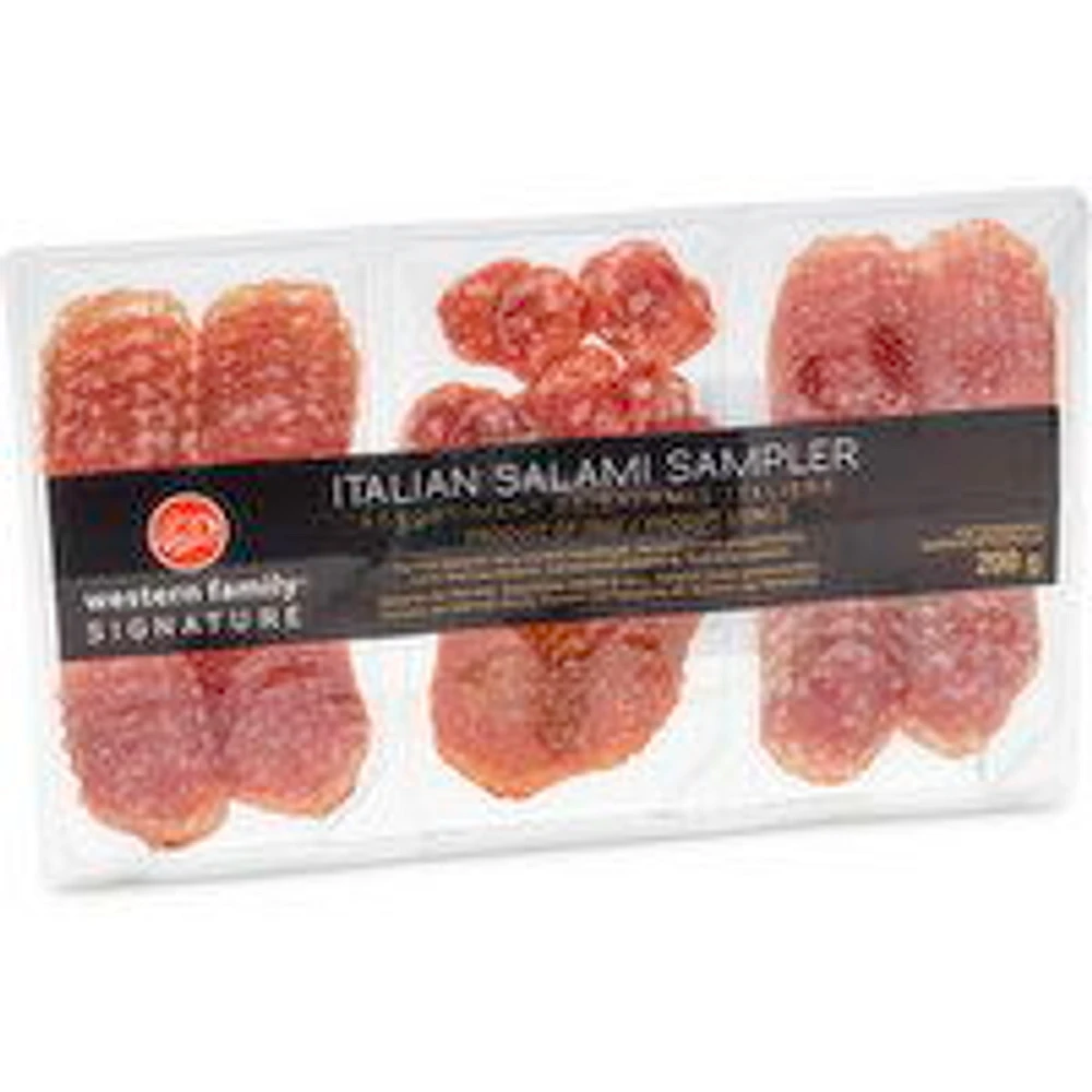 Western Family - Italian Salami Sampler, 200 Gram