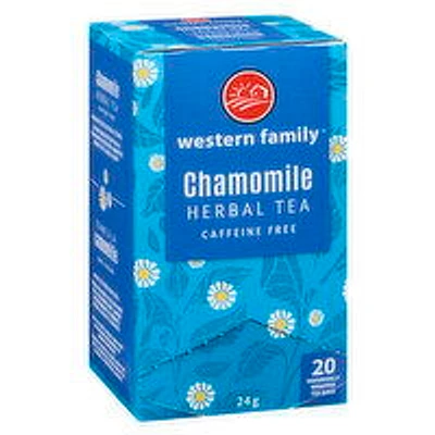 Western Family - Chamomile Herbal Tea, 20 Each