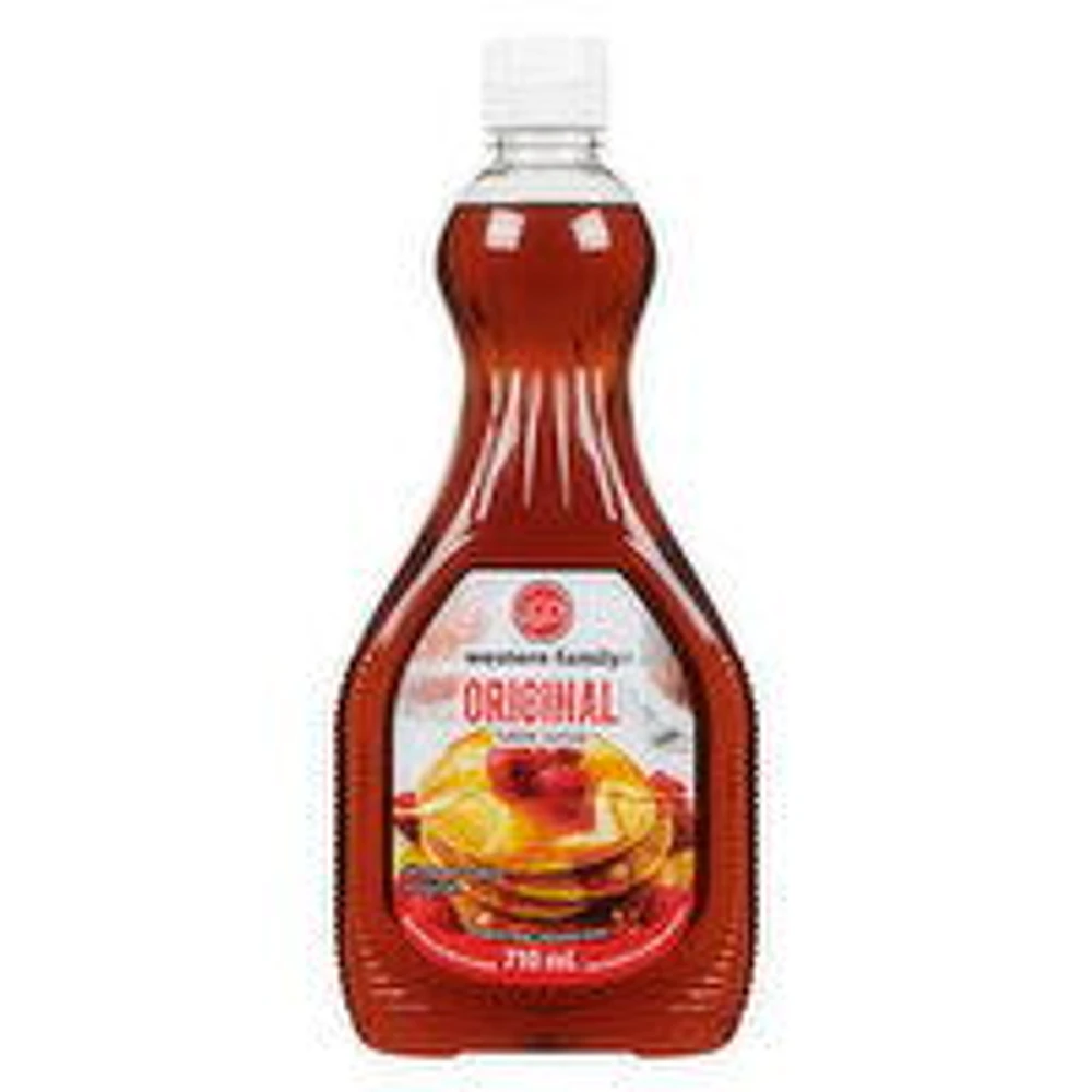 Western Family - Original Pancake Syrup, 710 Millilitre