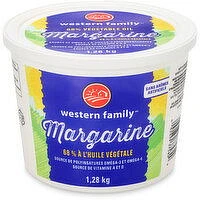 Western Family - 68% Oil Margarine, 1.28 Kilogram