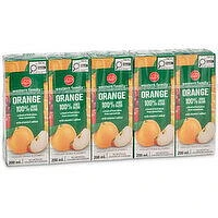 Western Family - Orange 100% Juice Blend, 200 Millilitre