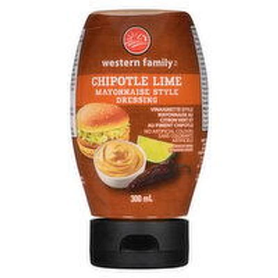 Western Family - Chipotle Lime Mayonnaise Dressing, 300 Millilitre