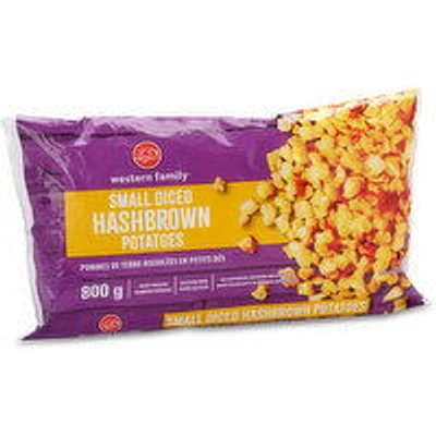 Western Family - Small Diced Hashbrown Potatoes, 800 Gram