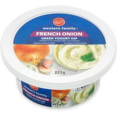 Western Family - French Onion Greek Yogurt Dip, 227 Gram