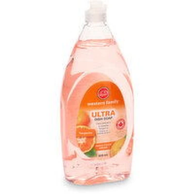 Western Family - Ultra Dish Liquids Tangerine, 828 Millilitre