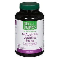 Only Goodness - N-Acetyl-L Cysteine Capsules 600 mg, 120 Gram