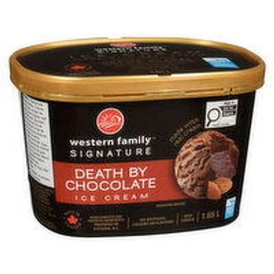 Western Family - Death By Chocolate Ice Cream, 1.65 Litre