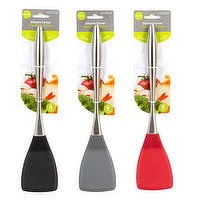 L Gourmet - Silicone Solid Turner, 4 Each
