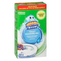 Scrubbing Bubbles - Toilet Cleaning Gel - Value Pack, 4 Each
