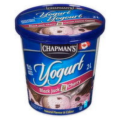 Chapman's - Frozen Yogurt Black Jack Cherry, 2 Litre
