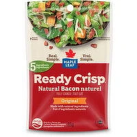 Maple Leaf - Ready Crisp Natural Bacon Pieces, Fully Cooked, 85 Gram