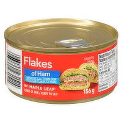 Maple Leaf - Flakes of Ham,  26% Less Salt, 156 Gram