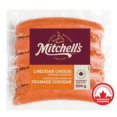 Mitchells - Cheddar Sausage, 500 Gram