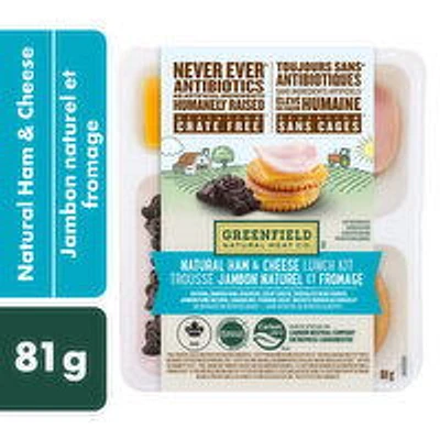 Greenfield Natural Meat Co. - Ham & Cheese Lunch Kit, 81 Gram