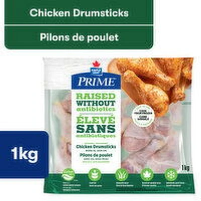 Maple Leaf - Prime Raised Without Antibiotics Chicken Drumsticks, 1 Kilogram