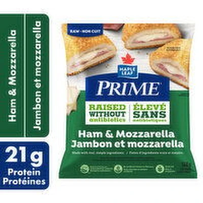 Maple Leaf - Prime Raised Without Antibiotics, Chicken Cutlets - Ham & Mozzarella, 568 Gram