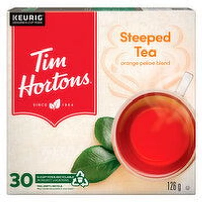 Tim Hortons - Steeped Tea K-Cups, Orange Pekoe Blend, 30 Each