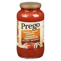 Prego - Pasta Sauce - Tomato, Onion & Garlic, 645 Millilitre