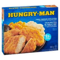 Hungry-Man - Fried Chicken Cutlettes Dinner Frozen Meal, 360 Gram