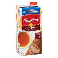 Campbell's - Beef Broth - 30% Less Sodium, 900 Millilitre