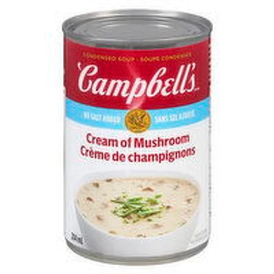 Campbell's - Soup - Cream of Mushroom No Salt Added, 284 Millilitre