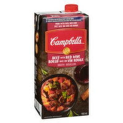 Campbell's - Beef Broth With Red Wine - 30% Less Sodium, 900 Millilitre