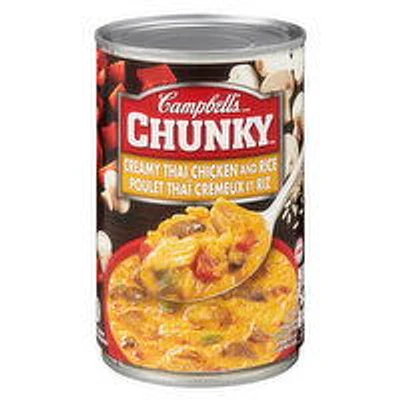 Campbell's - Soup, Chunky Creamy Thai Chicken and Rice, 515 Millilitre