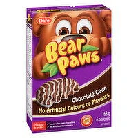Dare - Bear Paws Soft Cookies, Chocolate Cake 6 Pack, 168 Gram