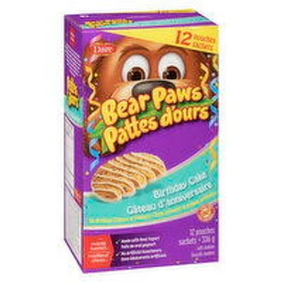 Dare - Bear Paws - Birthday Cake Cookies, 12 Each