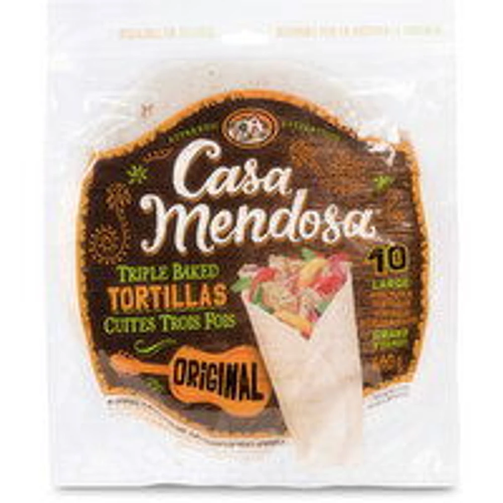 Casa Mendosa - Triple Baked Tortillas, Original, 10 Each