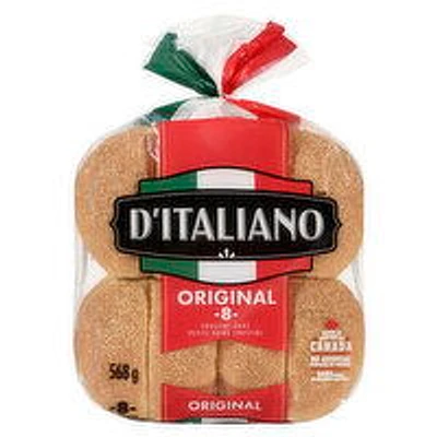D'Italiano - Crustini Buns Original, 8 Each