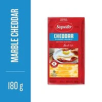 Saputo - Marble Cheddar Cheese Slices, 180 Gram