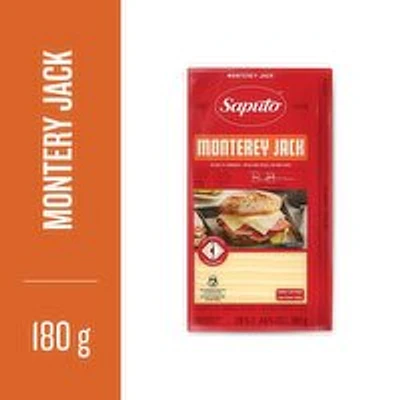Saputo - Monterey Jack Cheese Slices, 180 Gram