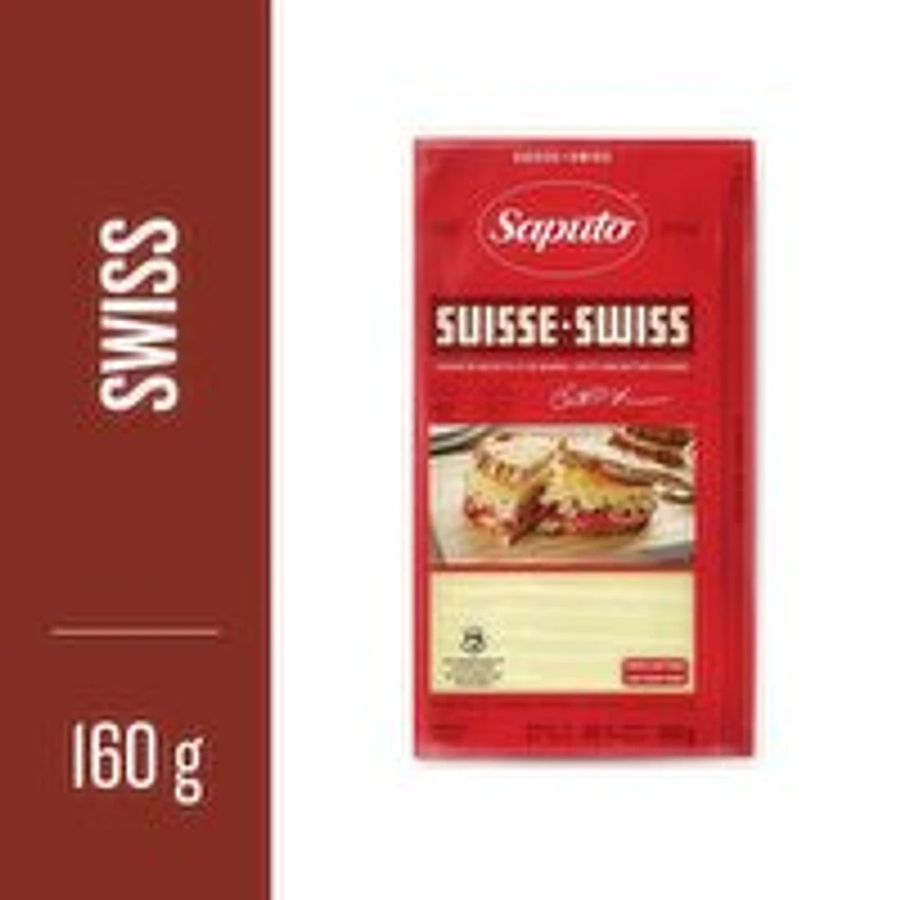 Saputo - Swiss Cheese Slices, 160 Gram