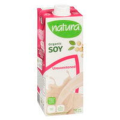 Natur-a - Organic Fortified Soy Beverage - Unsweetened, 946 Millilitre