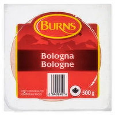 Burns - Bologna, Sliced, 500 Gram