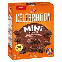 Leclerc - Celebration Mini Double Chocolate Cookies, 200 Gram
