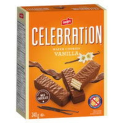 Leclerc - Celebration Wafer Cookies, Vanilla, 240 Gram
