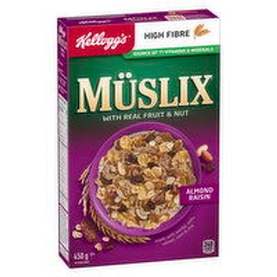 Kellogg's - Muslix Almond Raisin Cereal, 450 Gram
